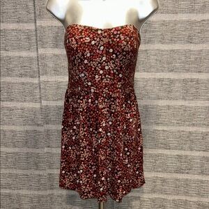 Floral Strapless Dress